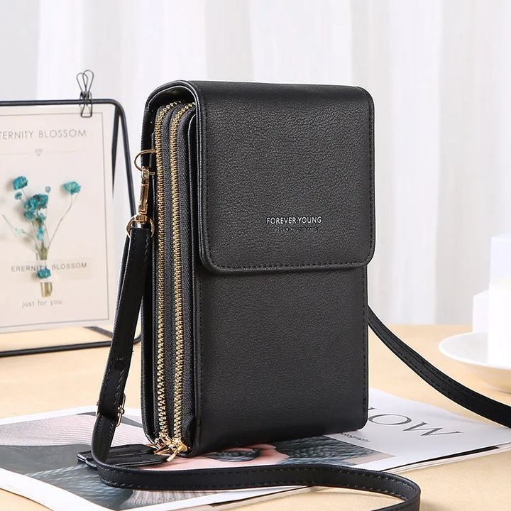 Handbags Women Bag Mobile Phone Bag Female Shoulder Bag Large Capacity Messenger Wallet Bag Multiple Intervals Card Bag