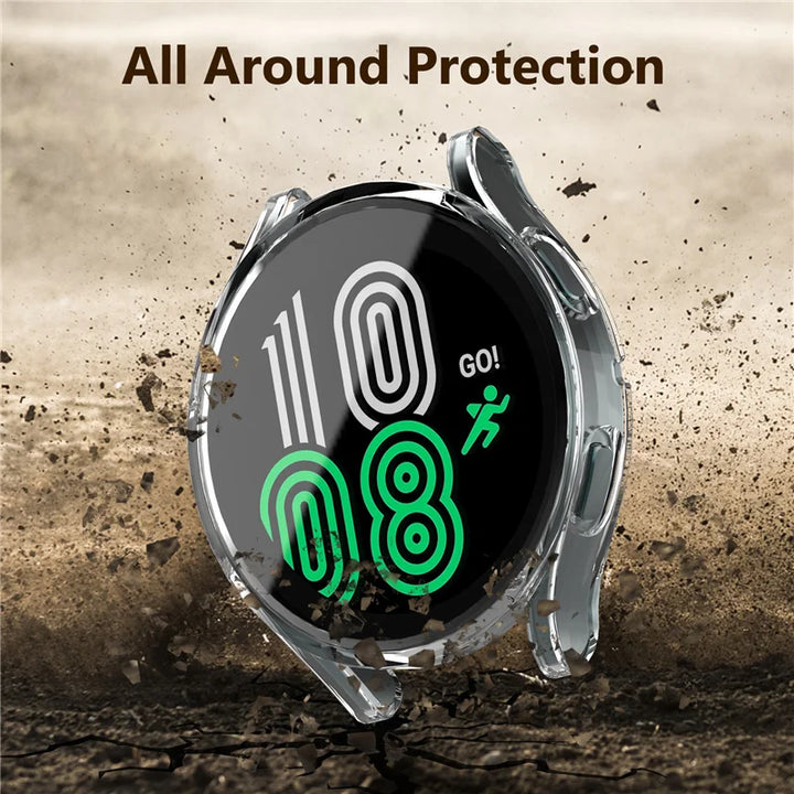 Protector Case For Samsung Galaxy Watch 4 5 6 40mm / 44mm Cover For Samsung Galaxy Watch5 / 6 / Watch4 40mm / 44mm Screen Cover