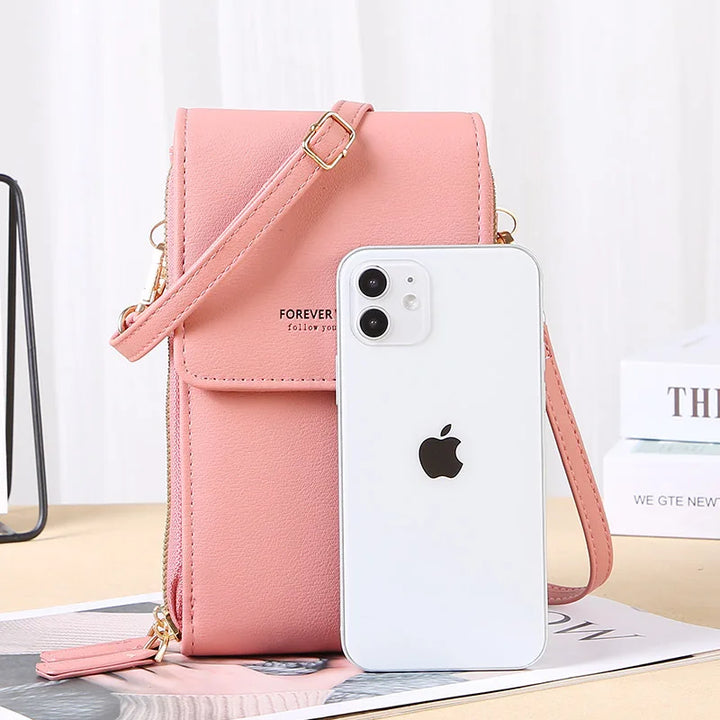 Handbags Women Bag Mobile Phone Bag Female Shoulder Bag Large Capacity Messenger Wallet Bag Multiple Intervals Card Bag