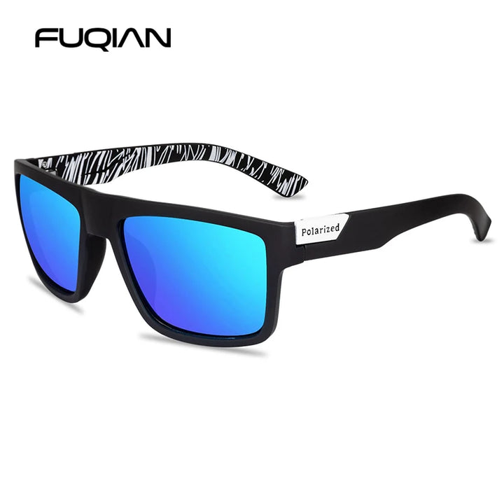 Fashion Black Polarized Sunglasses Men Women Classic Square Male Sun Glasses Stylish Outdoor Driving Fishing Sports Shades UV400