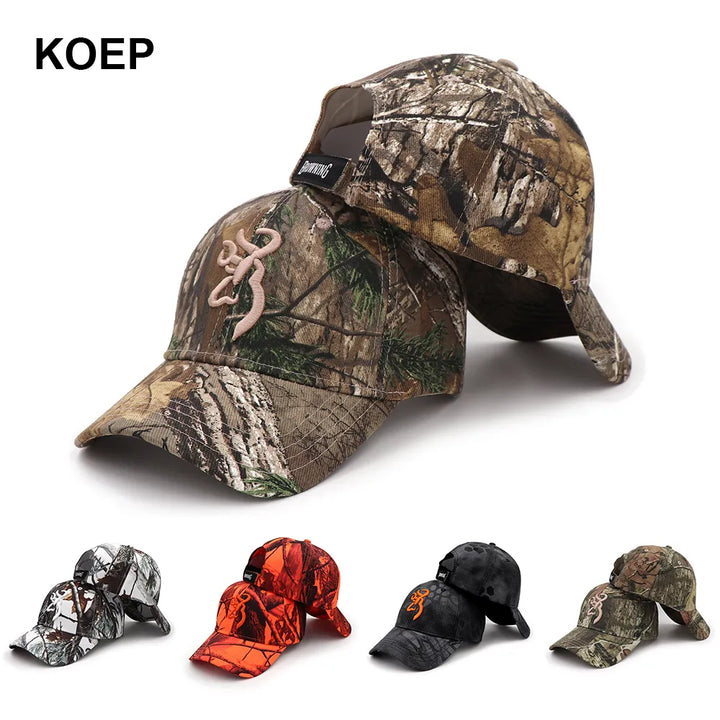 KOEP New Camo Baseball Cap Fishing Caps Men Outdoor Hunting Camouflage Jungle Hat Airsoft Tactical Hiking Casquette Hats