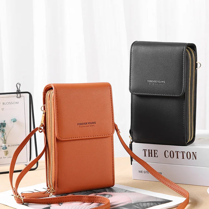 Handbags Women Bag Mobile Phone Bag Female Shoulder Bag Large Capacity Messenger Wallet Bag Multiple Intervals Card Bag