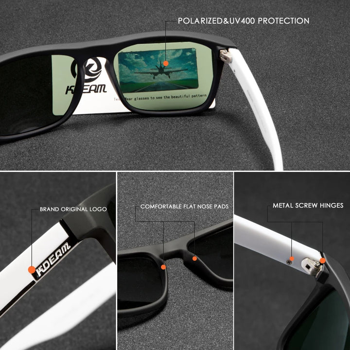 KDEAM Guy's All Matching Polarized Sunglasses Night Sight/Photochromic Driving Glasses UV400 New Colors of KD156 CE