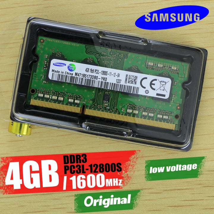 SAMSUNG 8GB 4GB 2GB 2G 4G PC2 PC3 PC3L  DDR2 DDR3 667Mhz 800Mhz 1333hz 1600Mhz 5300S 6400 8500 10600  Laptop Memory Notebook RAM