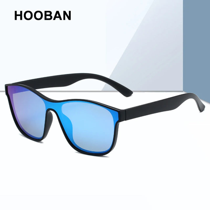 New Square Polarized Sunglasses Men Women Fashion Square Male Sun Glasses Stylish One-piece Lens Driving Vacation Shades UV400