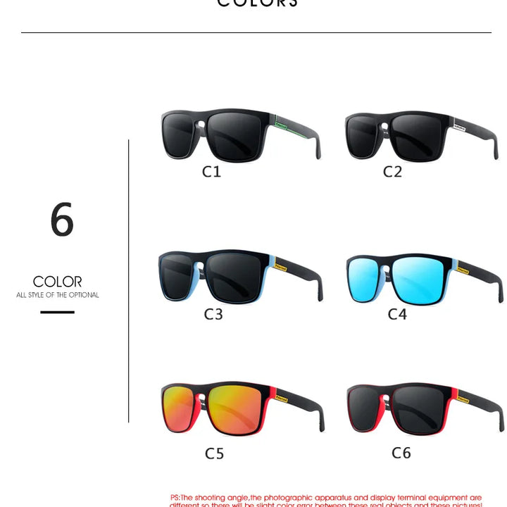 New Fashion Guy's Sun Glasses Polarized Sunglasses Men Classic Design Mirror Square Ladies Sun Glasses Women