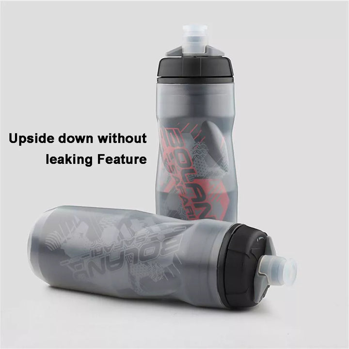 Bolany Bicycle Water Bottle 600ml Light Mountain Bottle PP5 Heat - And Ice-protected Outdoor Sports Cup Cycling Equipment