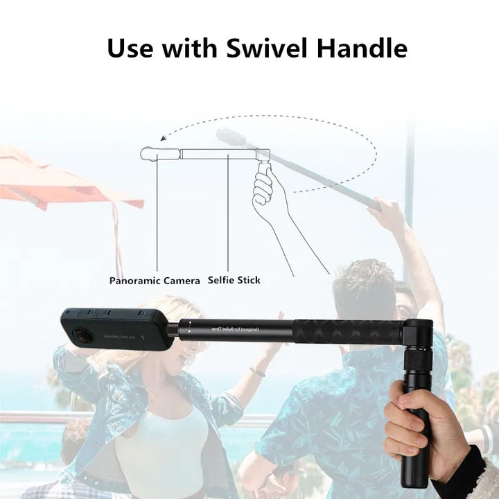 Invisible Extended Edition Selfie Stick Scalable Monopod for Insta360 X2 X3 Accessories For GoPro 12 11 10 9 8 Stick Tripod