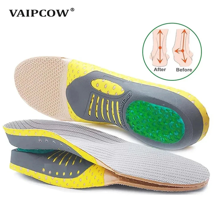 Orthopedic Insoles Orthotics Flat Foot Health Sole Pad For Shoes Insert Arch Support Pad For Plantar fasciitis Feet Care Insoles