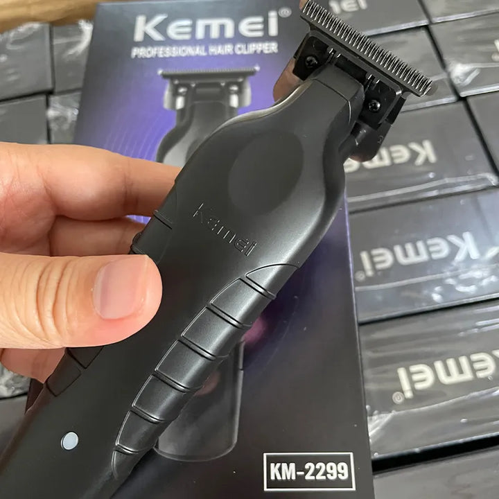 Kemei KM-2299 Men's Hair Clipper Professional Electric Hair Clipper USB Rechargeable Barber Trimmer Men's Electric Hair Clipper