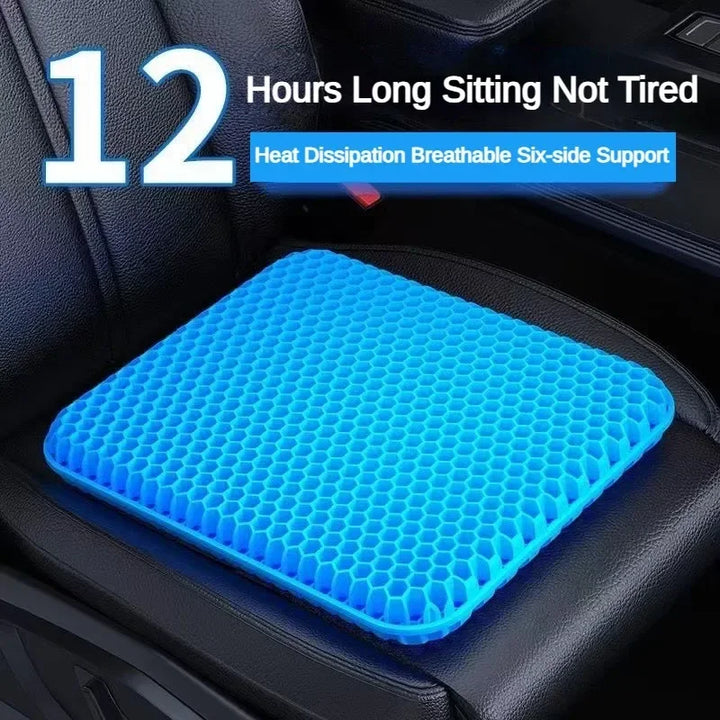 3D Honeycomb Car Seat Cushion Breathable Cool Gel Cooling Pad Universal Auto Honeycomb Butt Mat for Car Home Office Chair Pad