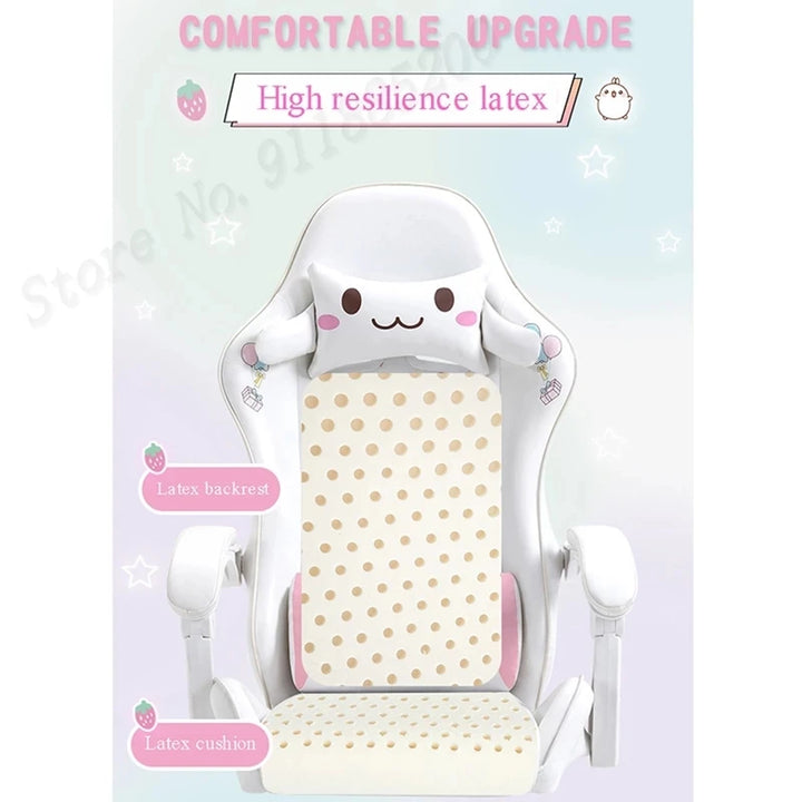 2023 New Computer Chair Pink Gaming Chair Office Chair Reclining Chair Racing Chair Girls Bedroom Furniture кресло компьютерное