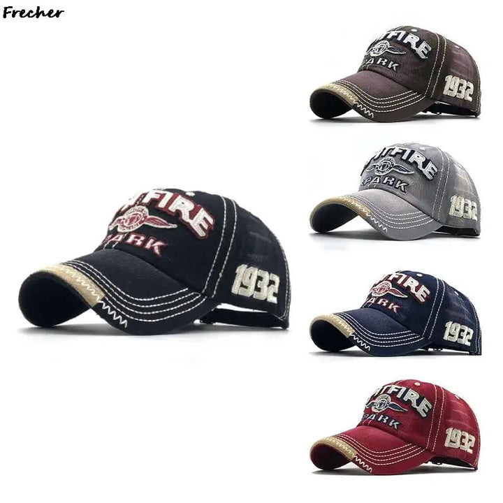 Men Rock Hip Hop Snapback Hat School Jeans Hat Letter Baseball Cap Dance Cowboy Summer Hats Fashion Club Party Visors Gorras