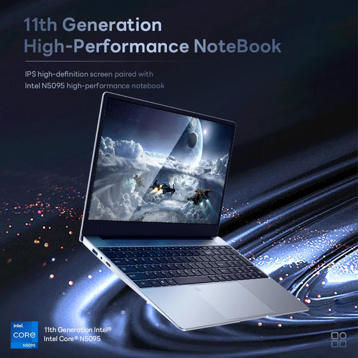 Windows 11 Fingerprint UnIock Notebook 15.6 inch Laptop N5095 Quad Core 12G 16G Cheap Portable Intel Laptop SSD128G 256G 512G 1T