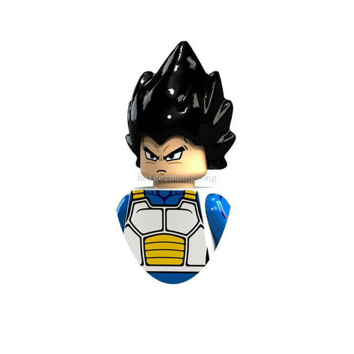 KT1007 Dragon Ball Anime Cartoon Goku Vegeta Dragon Buliding Blocks Bricks Mini Action Figures Kids Assembl Toys Birthday Gift