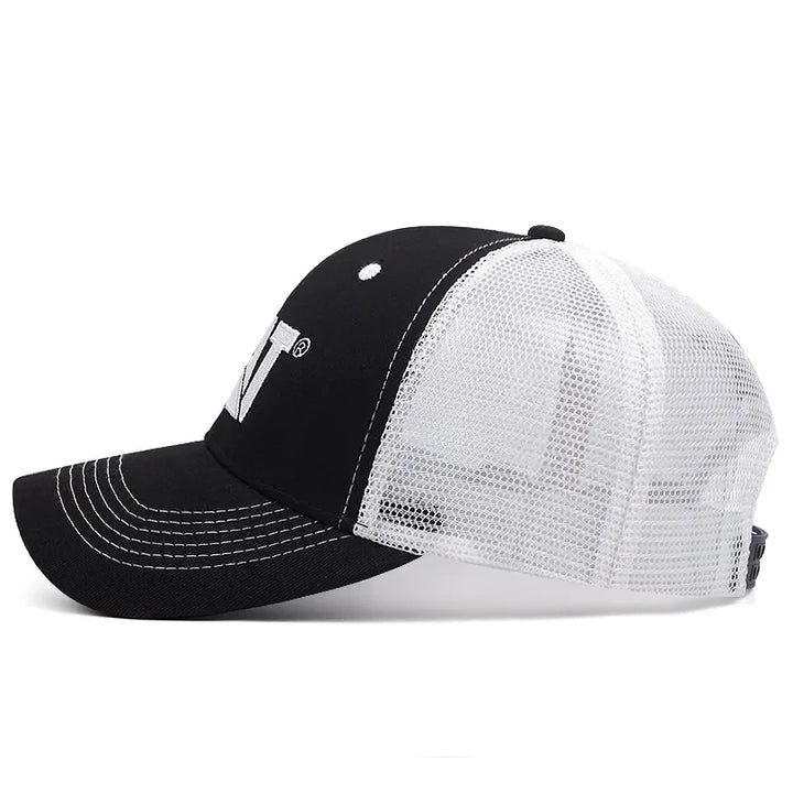 Mesh Hat Breathable Summer Men Baseball Hat Sports Casual Golf Hat Fashion Casual Women Sun Cap Embroidery CAT Adult Biker Cap