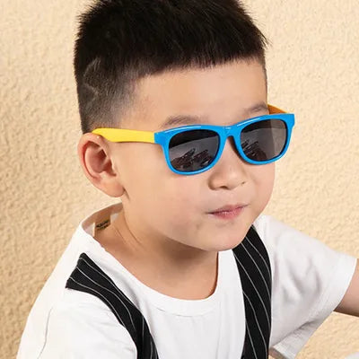 RUISIMO Kids Polarized Sunglasses TR90 Boys Girls Sun Glasses Silicone Safety Glasses Gift for Children Baby UV400 Eyewear