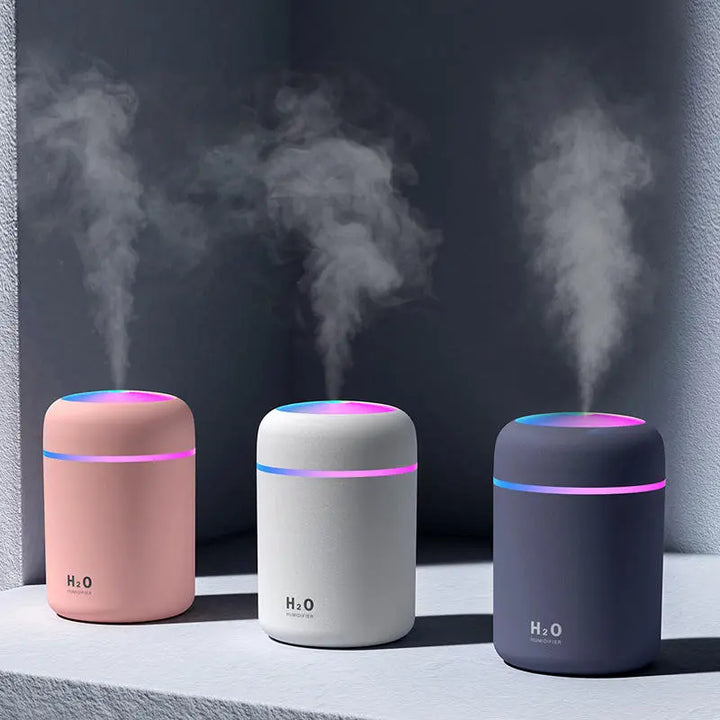 Xiaomi 300ml H2O Air Humidifier Portable Mini USB Aroma Diffuser With Cool Mist For Bedroom Home Car Plants Purifier Humificador