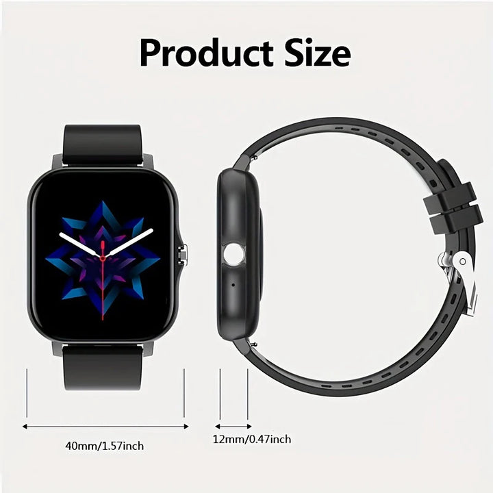 Smart Watch Wireless Charging Smartwatch Bluetooth Calls Watches Men Women Fitness Bracelet Custom Watch Face