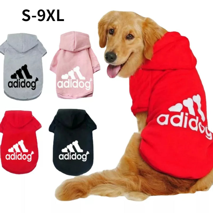 2021 Winter Pet Dog Clothes Dogs Hoodies Fleece Warm Sweatshirt Small Medium Large Dogs Jacket Clothing Pet Costume Dogs Clothes