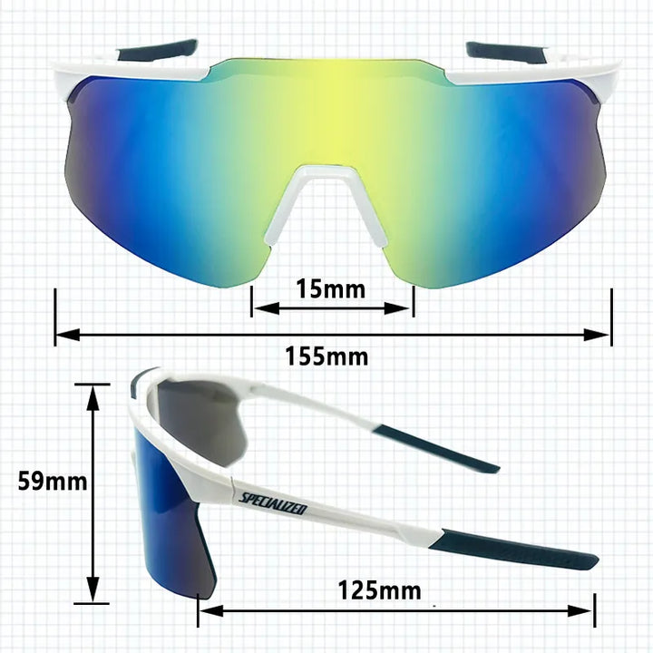 Riding Cycling Sunglasses Mtb Cycling Glasses Goggles Bicycle Mountain Bike Glasses Men's Women Outdoor Sport Eyewear