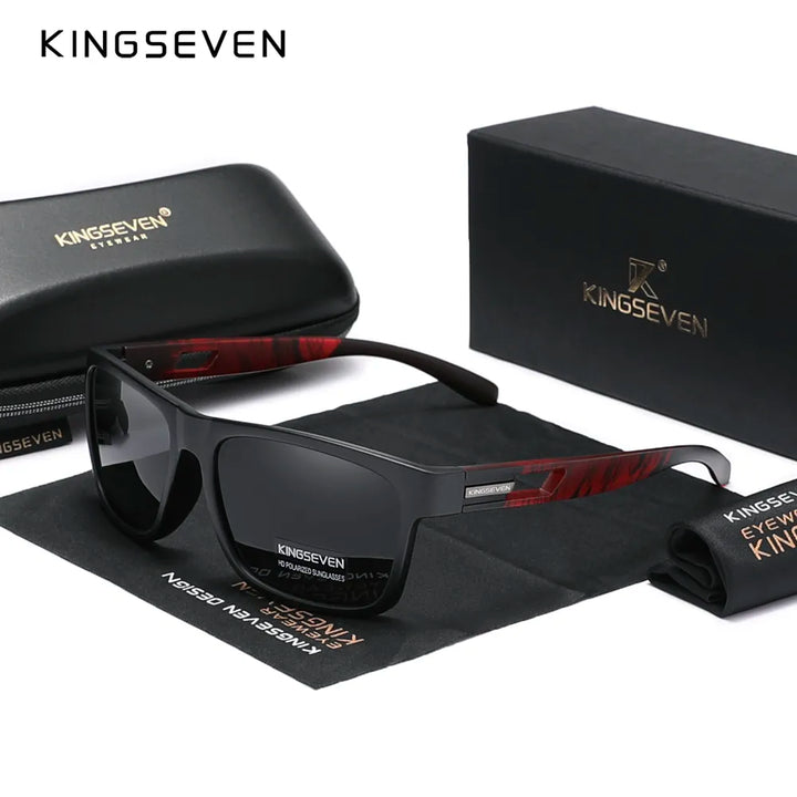 Genuine KINGSEVEN New 2023 Brand Design Men's Glasses Polarized Sunglasses Women UV Lens Fashion Eyewear Oculos de sol