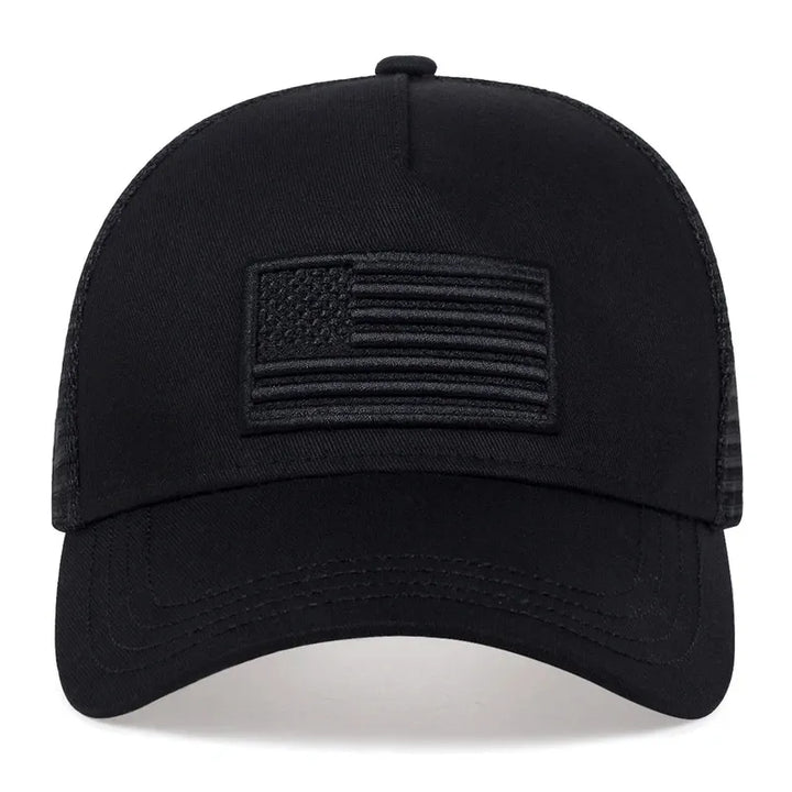 USA Flag Mesh Baseball Cap Summer Breathable Hat Men Women Tactical Hats Unisex Hip Hop Caps Outdoor Sport Trucker Hats