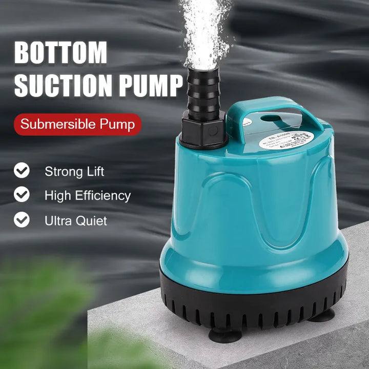 Bottom Suction Water Pump Aquarium 220V-240V Submersible Pump For Water Cycle and Pumping of the Fish Tank