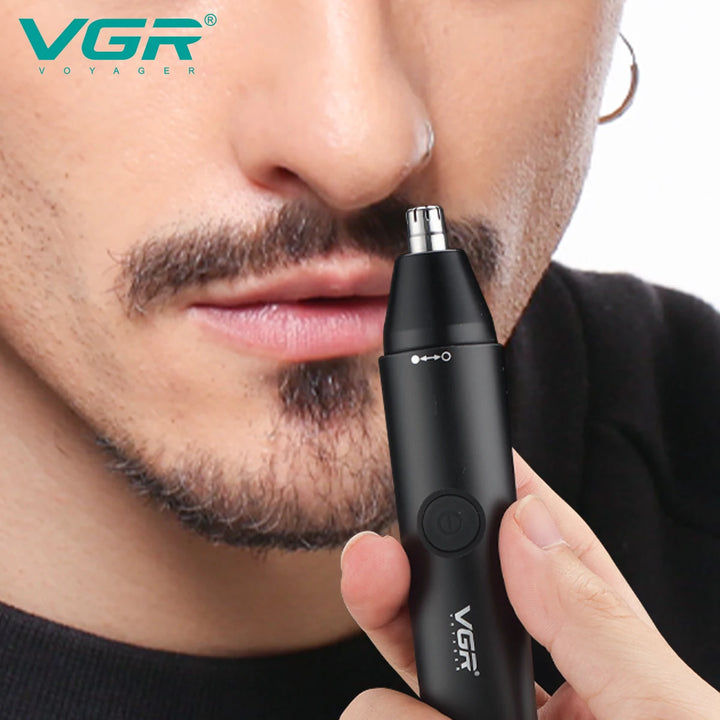 VGR Professional Nose Hair Trimmer Rechargeable Nose and Ear Hairs Trimmer Portable Mini Nose Clipper Trimmer for Men V-613