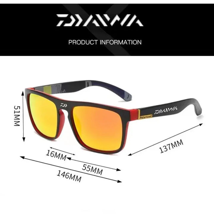 DAIWA Fishing Glasses Outdoor Mountaineering Anti-ultraviolet Classic Polarized Sunglasses Riding Driving Sunglasses