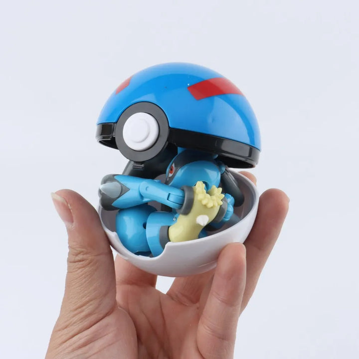 12 Styles Pokemon Figures Toys Variant Ball Model Pikachu Jenny Turtle Pocket Monsters Mew-Two Action Figure Toy Gift