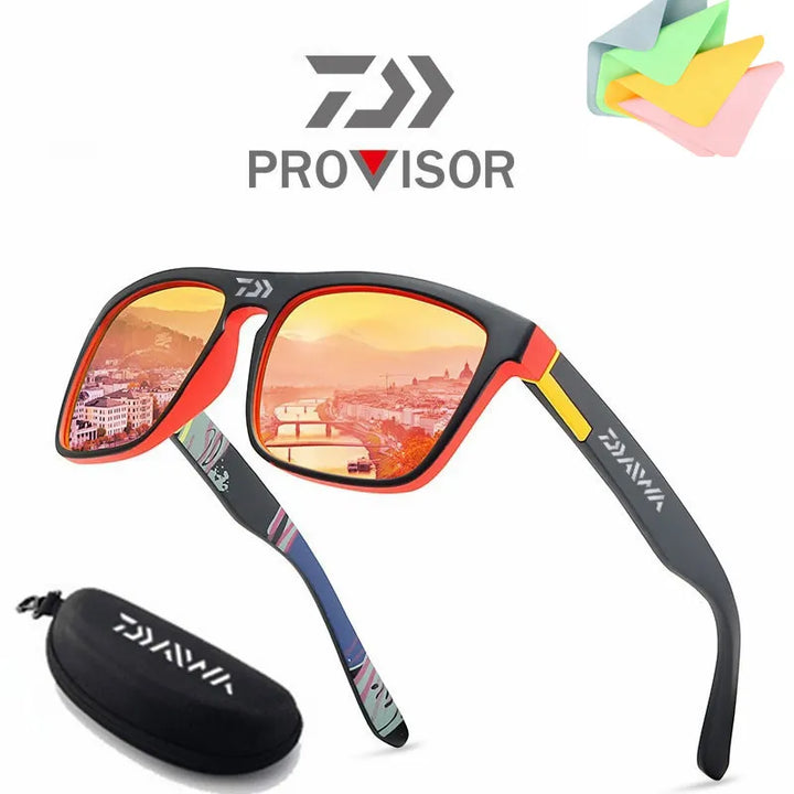 DAIWA Fishing Glasses Outdoor Mountaineering Anti-ultraviolet Classic Polarized Sunglasses Riding Driving Sunglasses