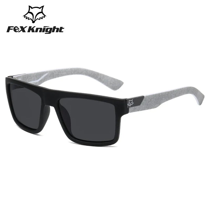 Fox knight new Outdoor sports square sunglasses women men 2022 high quality aesthetic cycling glasses retro mirror shades uv400