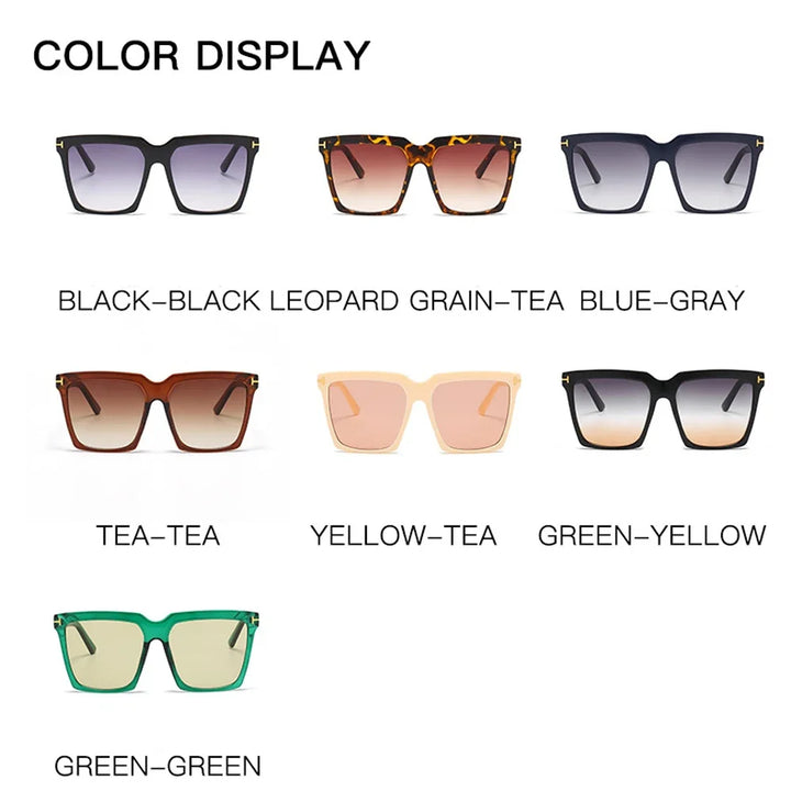 MUSELIFE Fashion Square Sunglasses Designer Luxury Women's Cat Eye Sunglasses Classic Retro Glasses UV400