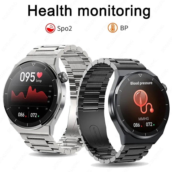 For Huawei Xiaomi NFC Smart Watch Men GT3 Pro AMOLED 390*390 HD Screen Heart Rate Bluetooth Call IP68 Waterproof SmartWatch 2023