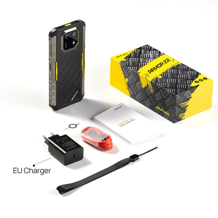 [World Premiere]Ulefone Armor 22  Rugged Phone ,16GB (8GB+8GB) RAM ,128GB/256GB ROM , Android 13 Smartphone,NFC 64MP 4G Phone