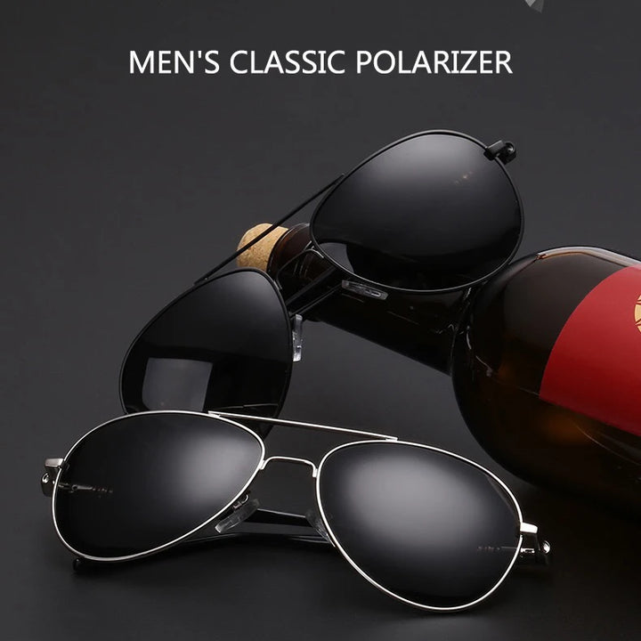 Sunglasses Men  Polarized Fashion Classic Pilot Sun Glasses Fishing Driving Goggles Shades For Women Oculos