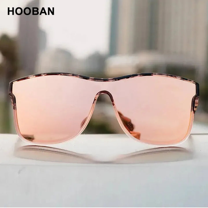 New Square Polarized Sunglasses Men Women Fashion Square Male Sun Glasses Stylish One-piece Lens Driving Vacation Shades UV400