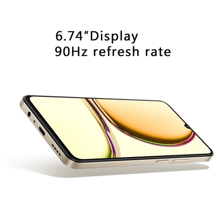 realme C53 33W SUPERVOOC Charge 5000mAh Battery 50MP AI Camera 6.74" 90Hz Display 6GBRAM 128GB ROM Smartphone