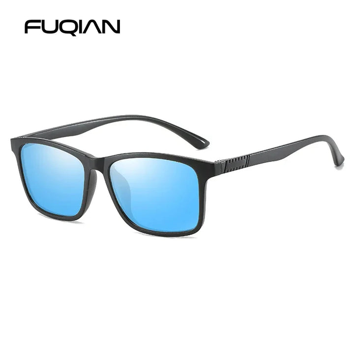 Light Weight TR90 Men Sun Glasses Classic Square Polarized Sunglasses For Male High Quality Driving Eyewear Outdoor Shades UV400