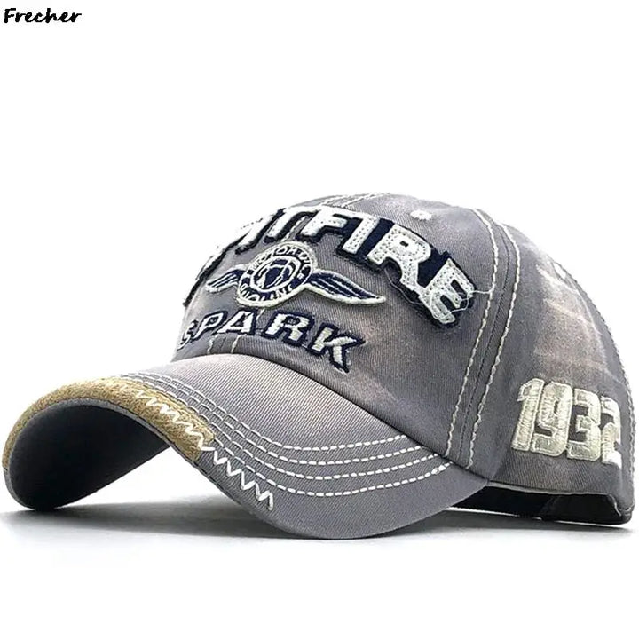 Men Rock Hip Hop Snapback Hat School Jeans Hat Letter Baseball Cap Dance Cowboy Summer Hats Fashion Club Party Visors Gorras