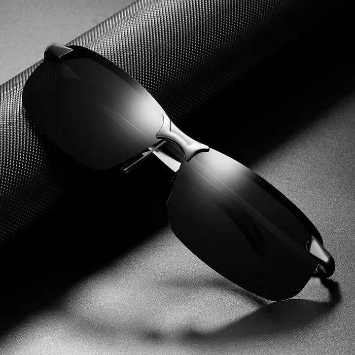 Classic Mens Polarized Sunglasses Photochromic Driving Male Change Color Gradient Sun Glasses Day Night Vision Driver's Eyewear