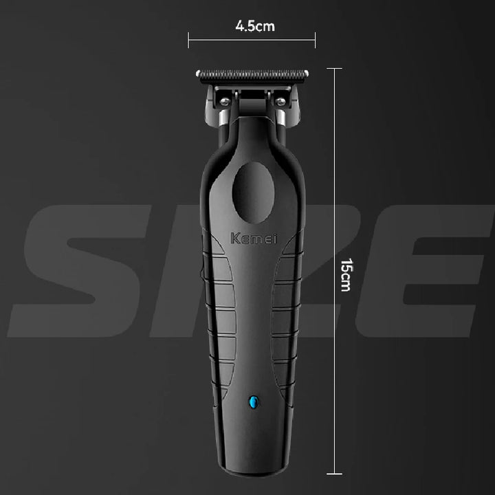 Kemei Zero blade Hair Trimmer Professional Beard Trimmer For Men Electric Clipper Rechargeable Hair Cutting Machine Barber Shop