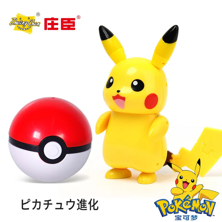 12 Styles Pokemon Figures Toys Variant Ball Model Pikachu Jenny Turtle Pocket Monsters Mew-Two Action Figure Toy Gift