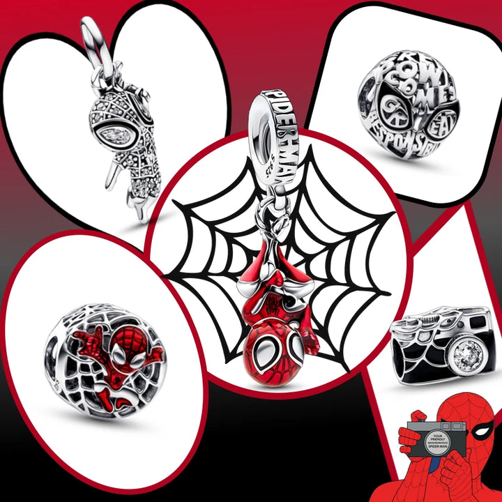 Marvel Super Hero Charms 925 Sterling Silver Original Charms Fit For Pandora Bracelet DIY Jewelry Making Gifts