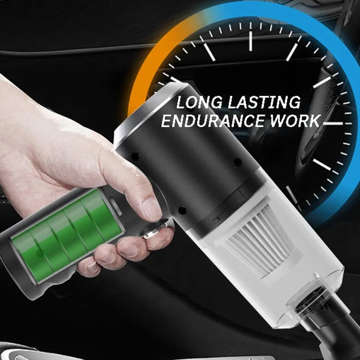 Combination Vacuum Cleaner USB Charging Car Household Vacuum Cleaner Small Car with Fully Automatic High Power Powerful Cleaning