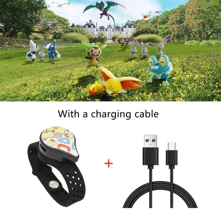 Auto Catch Monster Powermon for Pokemon Go Plus Automatic Capture for Bluetooth-compatible Wristband Bracelet Watch Rechargeable