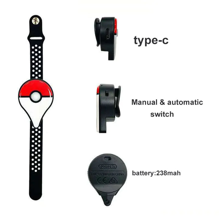 Auto Catch Monster Powermon for Pokemon Go Plus Automatic Capture for Bluetooth-compatible Wristband Bracelet Watch Rechargeable