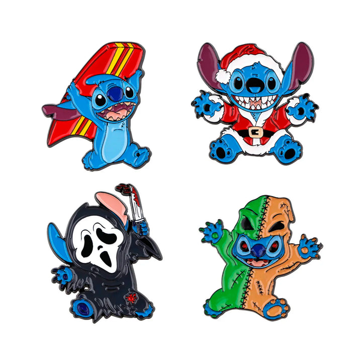 Cute Stitch Badges Lapel Pins for Backpacks Metal Enamel Pin Pines Brooches for Women Accessories Halloween Christmas Gift