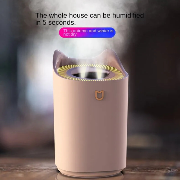 3000Ml Dual Jet Air Humidifier Large Capacity Atomizer Ultrasonic Aroma Diffuser Cool Mist Maker Air Humificador Purifier